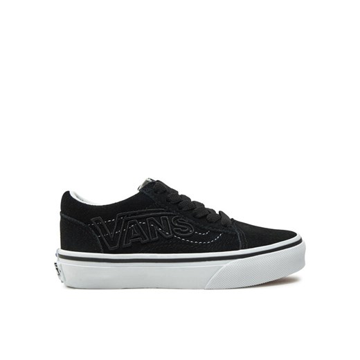 Tenisówki Vans Old Skool Embroidered Logo VN000CYVBLK1 Czarny ze sklepu eobuwie.pl w kategorii Trampki dziecięce - zdjęcie 182037206