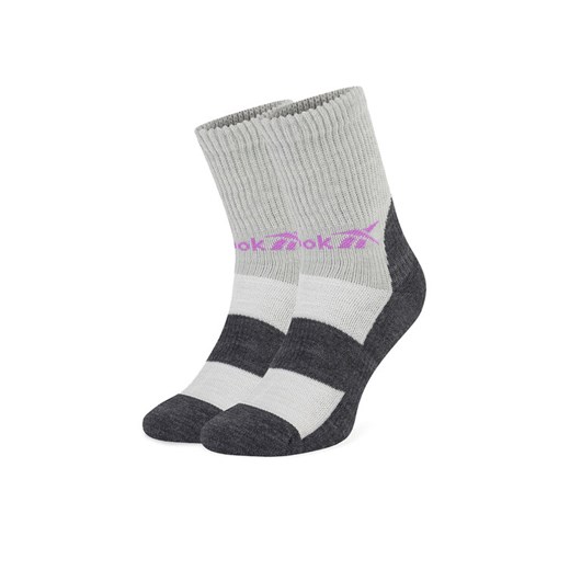 Skarpety wysokie unisex Reebok R0552-SS24 (1-pack) Szary ze sklepu eobuwie.pl w kategorii Skarpetki męskie - zdjęcie 182037249