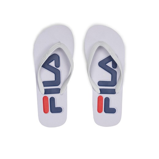 Japonki Fila Troy Slipper Wmn FFW0005.10004 Biały ze sklepu eobuwie.pl w kategorii Klapki damskie - zdjęcie 182037357