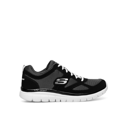 Sneakersy Skechers BURNS AGOURA 52635 BKW Czarny ze sklepu eobuwie.pl w kategorii Buty sportowe męskie - zdjęcie 182037386