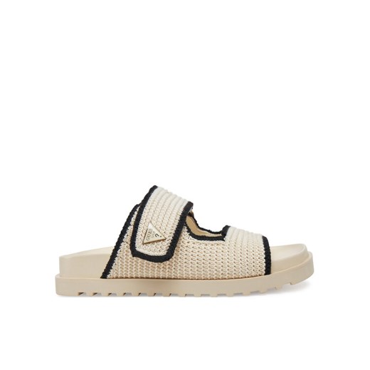 Klapki Guess FLJFDN FAB19 Beżowy ze sklepu eobuwie.pl w kategorii Klapki damskie - zdjęcie 182037387