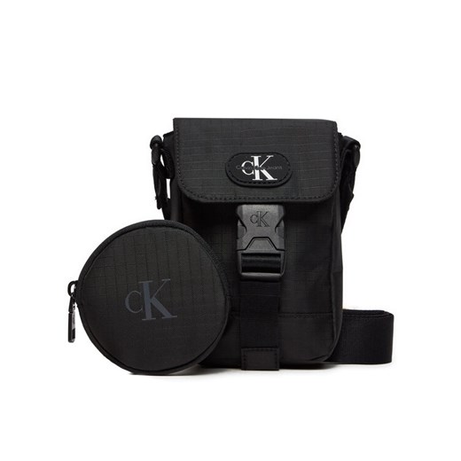 Saszetka Calvin Klein Jeans K50K511808 Czarny ze sklepu eobuwie.pl w kategorii Saszetki - zdjęcie 182037398