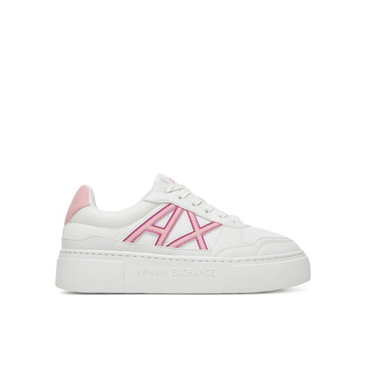 Sneakersy Armani Exchange XDX178 XV929 S935 Biały ze sklepu eobuwie.pl w kategorii Buty sportowe damskie - zdjęcie 182037456
