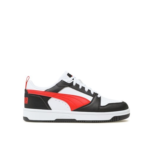 Sneakersy Puma Rebound V6 Lo Jr 393833 04 Biały ze sklepu eobuwie.pl w kategorii Buty sportowe dziecięce - zdjęcie 182037479