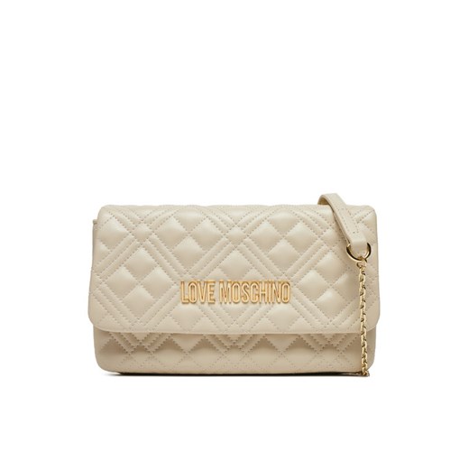 Torebka LOVE MOSCHINO JC4097PP1MLA0110 Écru ze sklepu eobuwie.pl w kategorii Kopertówki - zdjęcie 182037538
