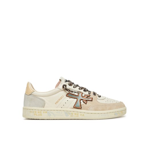 Sneakersy Premiata Bsktclad Bskt Clayd Var 7317 Beżowy ze sklepu eobuwie.pl w kategorii Buty sportowe damskie - zdjęcie 182037627
