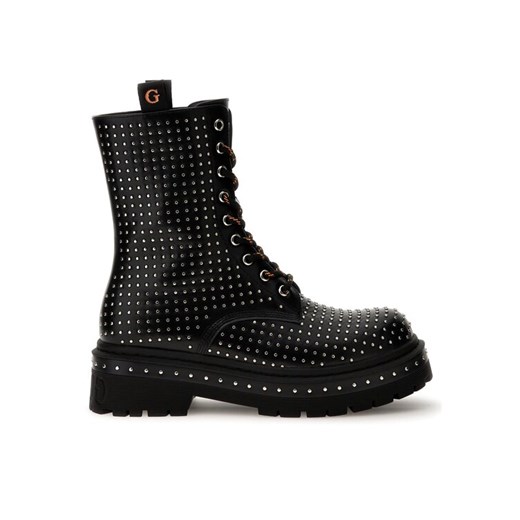 Botki Guess Joya FL7JYA PEL10 Czarny ze sklepu eobuwie.pl w kategorii Workery damskie - zdjęcie 182037679