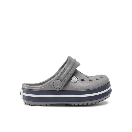 Klapki Crocs Crocband Clog T 207005 Szary ze sklepu eobuwie.pl w kategorii Buciki niemowlęce - zdjęcie 182037719