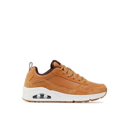 Sneakersy Skechers Uno-Stacre 52468/WSK Brązowy ze sklepu eobuwie.pl w kategorii Buty sportowe męskie - zdjęcie 182037756