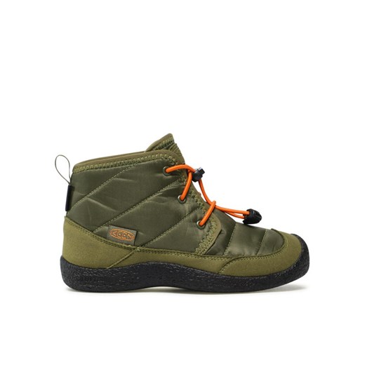 Trekkingi Keen Howser II Chukka Wp 1025516 Zielony ze sklepu eobuwie.pl w kategorii Buty zimowe dziecięce - zdjęcie 182037769