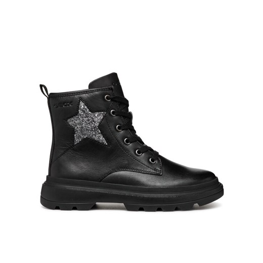Kozaki Geox J Kiddartah Girl J46MGA 085EW C9244 S Czarny ze sklepu eobuwie.pl w kategorii Buty zimowe dziecięce - zdjęcie 182037836