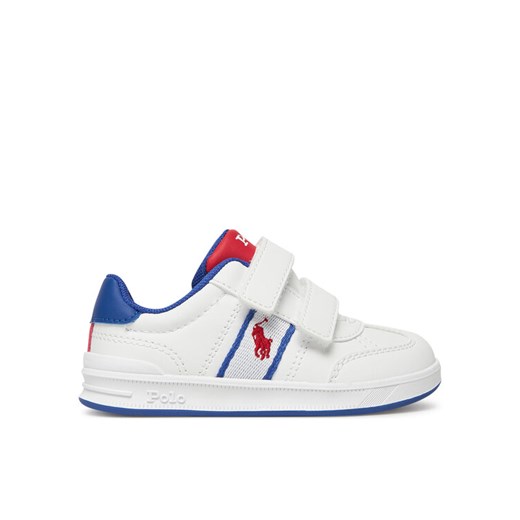 Sneakersy Polo Ralph Lauren Heritage Court III RL02068100 Biały ze sklepu eobuwie.pl w kategorii Buty sportowe dziecięce - zdjęcie 182037956