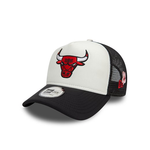 Czapka z daszkiem New Era Chicago Bulls Nba Flower 9Forty 60595281 Biały ze sklepu eobuwie.pl w kategorii Czapki z daszkiem damskie - zdjęcie 182037967