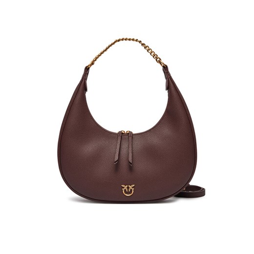 Torebka PINKO Brioche Hobo Classic AI 24-25 PLTT 101526 A29Q Brązowy ze sklepu eobuwie.pl w kategorii Torebki damskie - zdjęcie 182037976