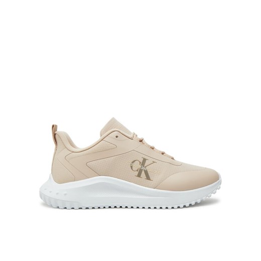 Sneakersy Calvin Klein Jeans YW0YW01442 Beżowy ze sklepu eobuwie.pl w kategorii Buty sportowe damskie - zdjęcie 182038018