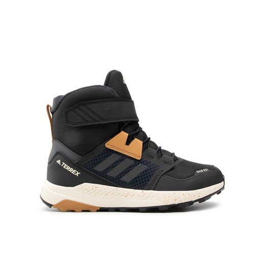 Trekkingi adidas Terrex Trailmaker High C.R FZ2611 Czarny ze sklepu eobuwie.pl w kategorii Buty zimowe dziecięce - zdjęcie 182038048