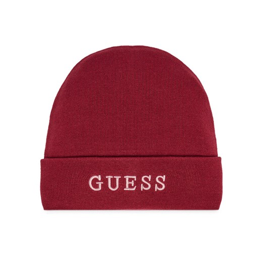 Czapka Guess AW5189 POL01 Bordowy ze sklepu eobuwie.pl w kategorii Czapki zimowe damskie - zdjęcie 182038178