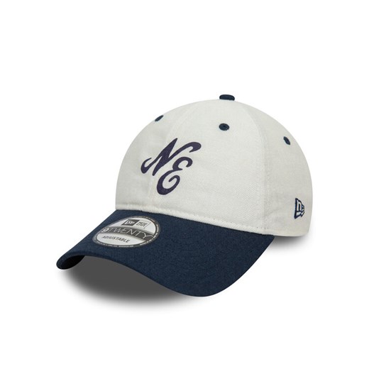 Czapka z daszkiem New Era Linen Script 920 Ne 60503546 Écru ze sklepu eobuwie.pl w kategorii Czapki z daszkiem męskie - zdjęcie 182038185