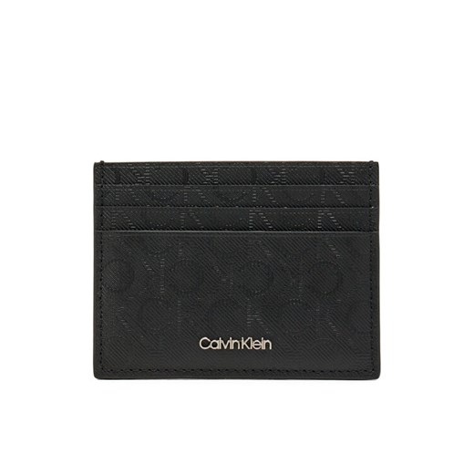 Etui na karty kredytowe Calvin Klein Ck Must Mono Cardholder 6cc K50K512701 Czarny ze sklepu eobuwie.pl w kategorii Portfele męskie - zdjęcie 182038265