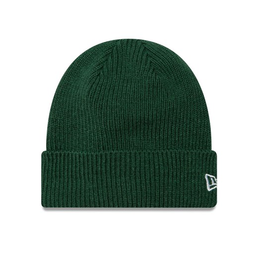 Czapka New Era Wool Cuff Knit Beanie 60424811 Zielony ze sklepu eobuwie.pl w kategorii Czapki zimowe męskie - zdjęcie 182038417