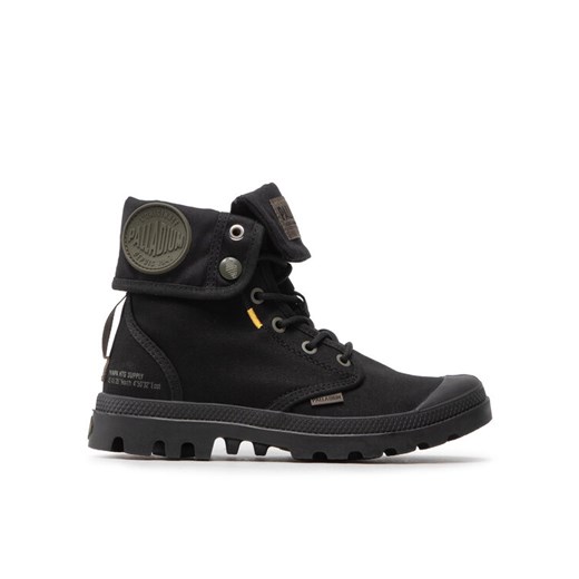 Trapery Palladium Pampa Baggy Supply 77964-008-M Czarny ze sklepu eobuwie.pl w kategorii Workery damskie - zdjęcie 182038426