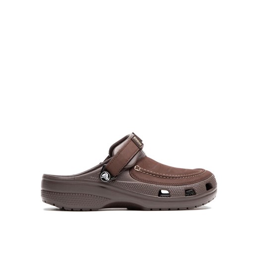 Klapki Crocs Yukon Vista II Clog M 207142 Brązowy ze sklepu eobuwie.pl w kategorii Klapki męskie - zdjęcie 182038479