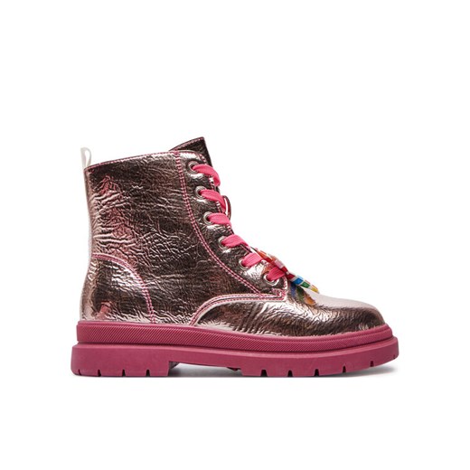 Botki Agatha Ruiz de la Prada 231955 D Różowy ze sklepu eobuwie.pl w kategorii Buty zimowe dziecięce - zdjęcie 182038569