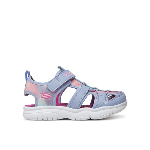 Sandały Skechers Flex Splash-Daylight Shimmer 303276L/LVHP Fioletowy ze sklepu eobuwie.pl w kategorii Sandały dziecięce - zdjęcie 182038647