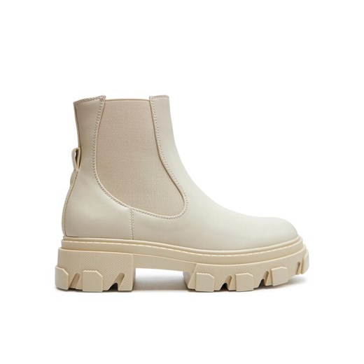 Sztyblety ONLY Shoes Onltola-15 15320055 Écru ze sklepu eobuwie.pl w kategorii Botki - zdjęcie 182038656