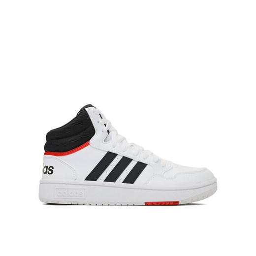 Sneakersy adidas Hoops 3.0 Mid GY5543 Biały ze sklepu eobuwie.pl w kategorii Buty sportowe męskie - zdjęcie 182038939