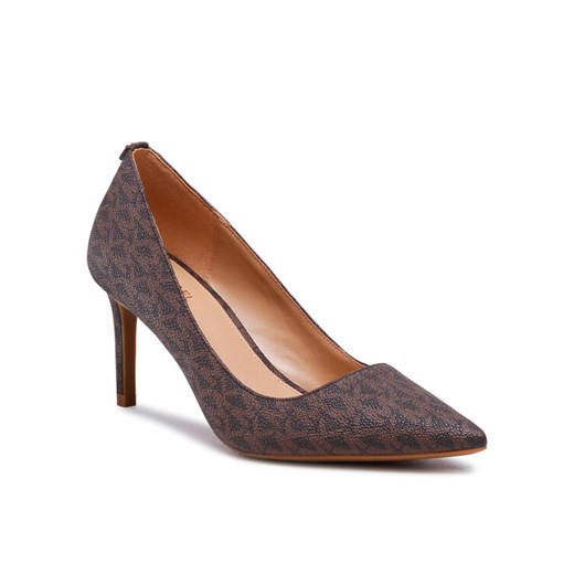 Szpilki MICHAEL Michael Kors Alina Flex Pump 40F2HNMP1B Brązowy ze sklepu eobuwie.pl w kategorii Czółenka - zdjęcie 182038946