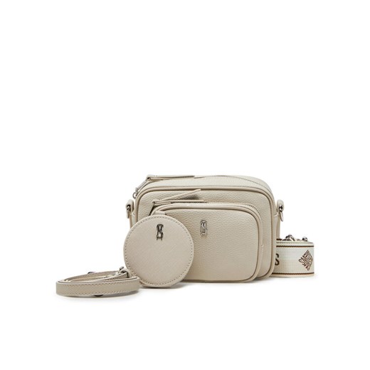 Torebka Steve Madden Blillite SM13001518 Beżowy ze sklepu eobuwie.pl w kategorii Listonoszki - zdjęcie 182038997