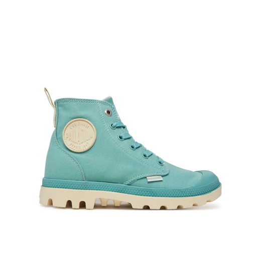 Trapery Palladium Pampa Duo Chrome 74470-384-M Turkusowy ze sklepu eobuwie.pl w kategorii Workery damskie - zdjęcie 182038999