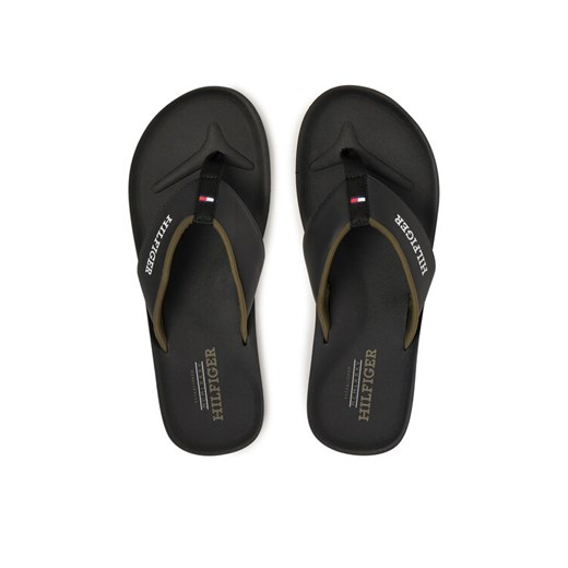 Japonki Tommy Hilfiger Padded Comfort Hilfiger B Sandal FM0FM05440 Czarny ze sklepu eobuwie.pl w kategorii Klapki męskie - zdjęcie 182039069
