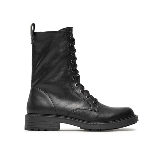 Trapery Clarks Orinoco2 Style 261636234 Czarny ze sklepu eobuwie.pl w kategorii Workery damskie - zdjęcie 182039089