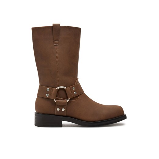 Botki ONLY Shoes 15329812 Brązowy ze sklepu eobuwie.pl w kategorii Botki - zdjęcie 182039157