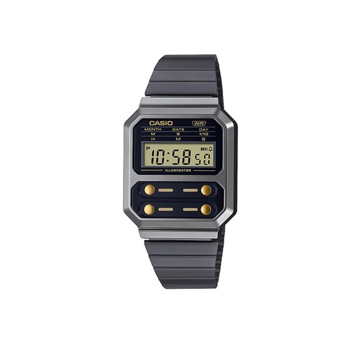 Zegarek Casio Vintage A100WEGG-1A2EF Szary ze sklepu eobuwie.pl w kategorii Zegarki - zdjęcie 182039208