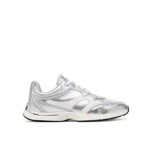 Sneakersy MICHAEL Michael Kors Riley 43S5RLFS1M Srebrny ze sklepu eobuwie.pl w kategorii Buty sportowe damskie - zdjęcie 182039348