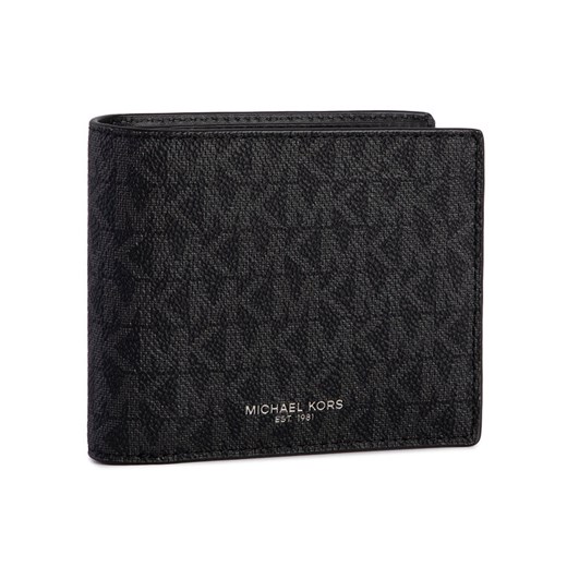 Portfel Michael Kors Greyson 39F9LGYF5P Czarny ze sklepu eobuwie.pl w kategorii Portfele męskie - zdjęcie 182039366