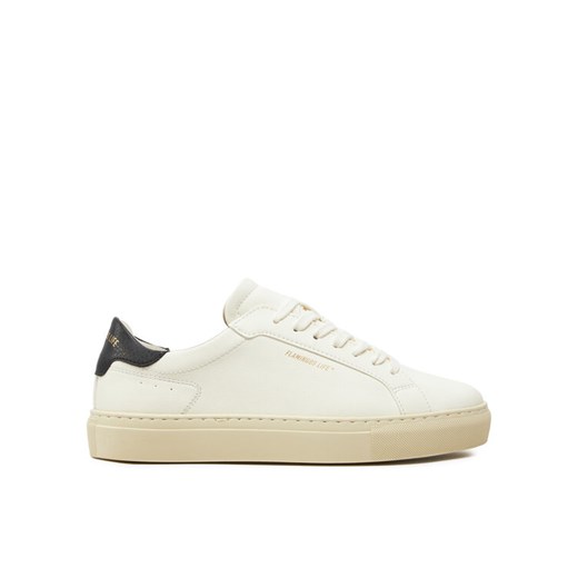 Sneakersy Flamingos Life Hampton Court Hcwhibla Écru ze sklepu eobuwie.pl w kategorii Buty sportowe męskie - zdjęcie 182039416