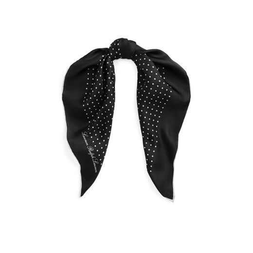 Chusta LAUREN RALPH LAUREN 454953615001 Czarny ze sklepu eobuwie.pl w kategorii Szaliki i chusty damskie - zdjęcie 182039435