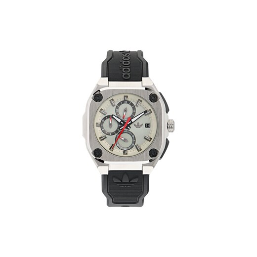Zegarek adidas Originals City Tech Three Chrono AOFH24017 Czarny ze sklepu eobuwie.pl w kategorii Zegarki - zdjęcie 182039447