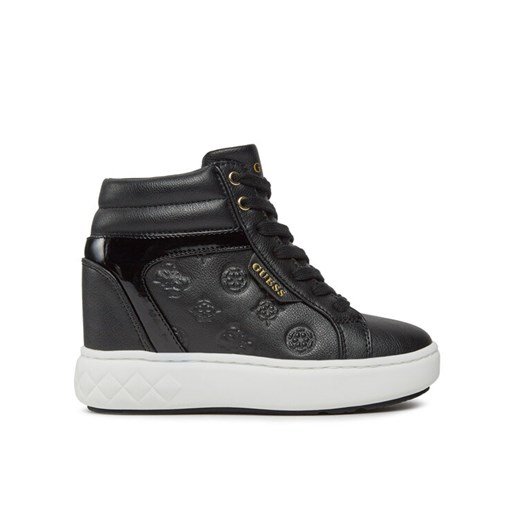 Sneakersy Guess Roxana FL8ROX LEA12 Czarny Guess 41 eobuwie.pl