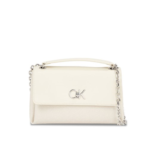 Torebka Calvin Klein Re-Lock Conv Shoulder Bag_Jcq K60K611755 Écru Calvin Klein 00 eobuwie.pl