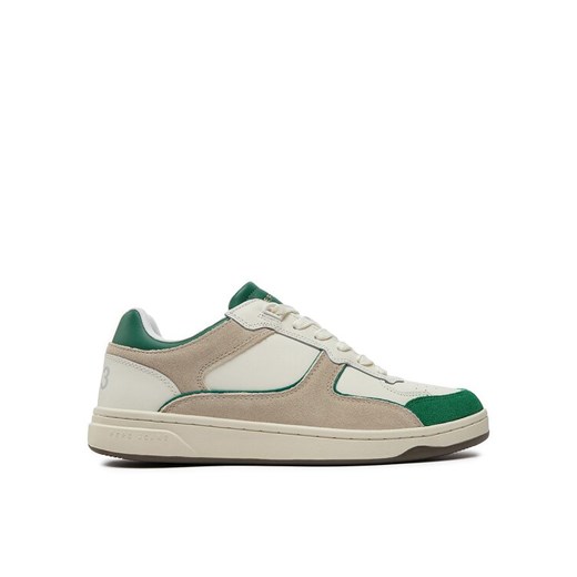 Sneakersy Pepe Jeans Kore Evolution M PMS00015 Zielony ze sklepu eobuwie.pl w kategorii Buty sportowe męskie - zdjęcie 182039648
