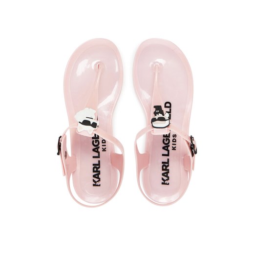 Sandały Karl Lagerfeld Kids Z30370 S Różowy ze sklepu eobuwie.pl w kategorii Sandały dziecięce - zdjęcie 182039665