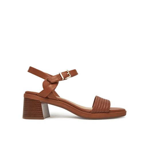 Sandały Clarks Jaylan Ray 26181661 Brązowy ze sklepu eobuwie.pl w kategorii Sandały damskie - zdjęcie 182039707