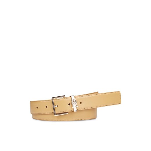Pasek Damski Tommy Hilfiger Th Square 3.0 AW0AW16188 Beżowy ze sklepu eobuwie.pl w kategorii Paski damskie - zdjęcie 182039779