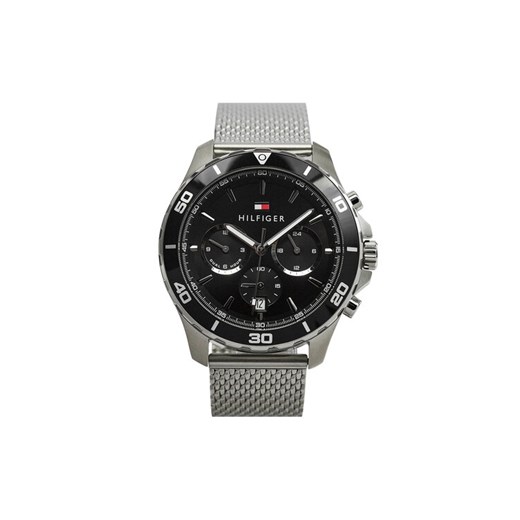 Zegarek Tommy Hilfiger Jordan 1792092 Srebrny ze sklepu eobuwie.pl w kategorii Zegarki - zdjęcie 182039877