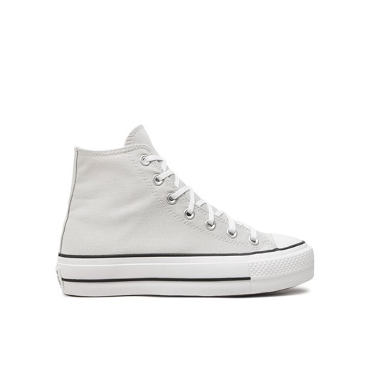 Trampki Converse Chuck Taylor All Star Lift Platform Hi A08287C Szary ze sklepu eobuwie.pl w kategorii Trampki damskie - zdjęcie 182039905